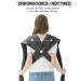 Jeroray Baby Wrap Carrier - Hands Free, Lightweight, Breathable Infant Carrier in Heather Grey - Buy Online on GoSupps.com