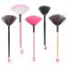 Fashion Highlighter Face Powder Foundation Shadow Powder Blush makeup brush Fan Shape Makeup Brush large base blusher(4) - Buy Online on GoSupps.com
