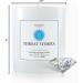 Foreverwick Throat Chakra Candle | Aromatherapy Soy Wax Candle with Rock Quartz Crystals | Bergamot Scented | 14 oz Organic & Zinc Free Wick - Buy Online on GoSupps.com