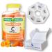 Spring Valley Vitamin C Gummies for Adults Extra Strength 500 mg 120 ct (1) Immune Support Set with Fusion Shop Store Week Case (1) (Pack of 1)