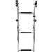 YaeMarine Stainless Steel 3 Step Folding Boat Ladder - Transom Foldable Stern Ladder with Mounting Screws (7101S) - Buy Online on GoSupps.com