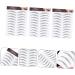 NOLITOY 3 Sheets Waterproof Eyebrow Stickers Mens Sticking Stuffers Peel Artificial Eyebrow Template 21x15cm Black - Buy Online on GoSupps.com