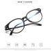 Buy Children's Blue Light Filter Glasses - Prescription-Free Gaming & Computer Glasses - Z1110-2 Black Oval Design - Buy Online on GoSupps.com