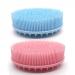 Silicone Bath and Shampoo Brush LPZAKVE Silicone Loofah Exfoliating Body Scrubber Hair Scalp for Massager 2 in 1 2-in-1(2-Pack)