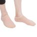 Moisturizing gel socks 2 pieces of women's spa socks to repair dry cracked rough heels reusable lotion socks with gel layer for at home (orange)