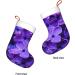 Ffexs Velvet Christmas Socks - Musical Instruments Design - One Size Violet Blossom - Perfect for New Year & Holiday Gifts - Buy Online on GoSupps.com