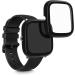 kwmobile Cover Set for Huami Amazfit GTS 2 Mini - Tempered Glass and Plastic Frame - Black (2 Pack) - Buy Online on GoSupps.com