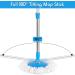 360 Degree Spin Mop Replacement Handle - Telescopic Pole for Easy Cleaning | Blue Rotating Handle for Household Mop and Head Replacement - Buy Online on GoSupps.com
