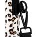 COOWOON GASSI BACK DOG Crossbody Bag - Dog Walking Essential with Poop Bag Dispenser Ideal for Toys & Accessories - Stylish White Leopard Design - Buy Online on GoSupps.com