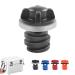 Hermard 1 Pack/2 Pack/4 Pack Yeti Cooler Drain Plug Replacement Accessories, Yeti Cooler Wheels Compatible with Yeti's Line of Roadie, Tundra, and Tank Coolers Fit ORCA Coolers Black 1 pcs
