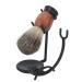 Shaving set for men professional razor -sized tower set with sharpening cloth shaving soap peel beard brush holder for bare turf shaving soap portable razor cleaning tools
