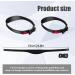 Hair Cutting Guide Silicone Non-Slip Curved Hair Cutting Strips Neckline Shaving Pattern Soft Silicone Curved Hair Cutting Strips Hair Cutting Pattern Black - Buy Online on GoSupps.com