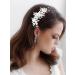 Brishow Silver Flower Bridal Hair Vine - Wedding Hair Accessories for Women and Girls - Buy Online on GoSupps.com