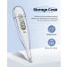 Digital Oral Thermometer for Adults, Kids, and Babies - Easy Read, Medical Grade, Rectum & Armpit Infant Thermometer - Indoor & Outdoor Use (Grey) - Buy Online on GoSupps.com