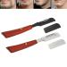 Straight Edge Barber Razor - Durable Zinc Handle Easy Blade Replacement for Safe Shaving | S53-7 Silver - Buy Online on GoSupps.com
