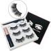 Magnetic Eyelashes And Eyeliner Kit 3 Pairs Reusable Magnetic Lashes With Eyeliner 3D Natural Look False Eyelashes Magnetic Eyelashes Natural Looking Lashes
