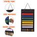 Karate Martial Arts Belts Storage Organizer - Holds 8 Belts & 5 Medals | Durable Black Taekwondo Belt Display - Buy Online on GoSupps.com