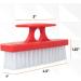 Superio Nail Brush Set (3 Pack) Cleaner with Handle - Durable Brush Scrubber to Clean Toes Fingernails Hand Scrubber All Surface Cleaning Heavy Duty Scrub Brush Stiff Bristles Easy to Hold (Red) - Buy Online on GoSupps.com