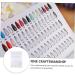 POPETPOP 3 Pcs Nail Color Book Nail Nail Samples Book Manicure Color Display Nail Polish Color Display Colour Chart Nail Gel Nail Color Sample Book White Manicure Tools Abs Acrylic - Buy Online on GoSupps.com