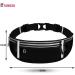 Ronoza Passel Waterproof Sports Belly Pocket for Cell Phones Adjustable with Headphone Connection Night Reflex Band Ideal for Jogging Fitness Hiking & Cycling (Black) - Buy Online on GoSupps.com