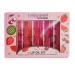 bellapierre Cosmetics 4-Piece Natural Lip Oil Kit | Moisturizing Lip Gloss Set | Fruit Flavored Lip Oil Collection with Rollerball Applicator