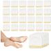 SmartMaster Bunion Cushions Pad 30 Pcs Foot Bunion Protector Pads Toe Fabric Soft Self Adhesive Bunion Relief Pads Anti Friction Reduce Foot Heel Pain (Square) White