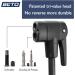 Beto Portable Bike Pump with Gauge - 160 PSI, Presta/Schrader/Dunlop Valve Compatible - Buy Online on GoSupps.com