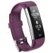 Poiuzet Fitness Tracker, Activity Tracker with Heart Rate and Sleep Monitor, Waterproof Health and Step Tracker for Women Men, Calories Counter Pedometer Watch with Call & Message Alert purple