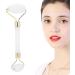 Verdant Touch White Jade Anti-Aging Facial Roller Ergonomic Massager for Youthful Skin Care - Buy Online on GoSupps.com