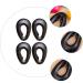 2 Pairs Black Hair Dyeing Earmuffs Protector Hair Coloring Ear Covers - Buy Online on GoSupps.com