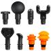 Massage Gun Heads Replaceable Massager Gun Attachment 8 Different Muscle Massager Heads Deep Tissue Percussion Massage Heads 8pcs