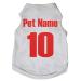 Petitebelle Personalised Dog Shirt for Puppies England Size XS england X-Small