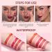 Xcreando Blush Makeup Soft Cream Blush for Cheeks Matte Blush Stick for Cheek Eye Lip Skin Tint Dewy Finish Weightless Natural-Looking (#1 morning rose) - Buy Online on GoSupps.com