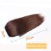 Buy 2 Pieces Invisible Crown Wig Support - Handmade Real Hair Clip-in Topper for Women - 30.5 cm Medium Brown Bufferos - Buy Online on GoSupps.com