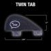 Ho Stevie! Stabilizer Surfboard Fin - Black Twin Tab | Center/5th Fin | Includes Fin Key and Screws - Buy Online on GoSupps.com