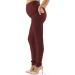 Milano Maternity Jeans - Ultra Stretch Buttery Soft Denim, High Waisted Over The Bump Band, Comfortable Slim Fit | Bordeaux - Buy Online on GoSupps.com