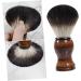 Fomiyes 3-in-1 Bartbrush Razor Foam Brush for Men - Soft Fur Beauty Tool Turban & Cat Telephone Charm Christmas Candlestick Rings Wooden Handle - Buy Online on GoSupps.com