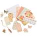 Floral Card Making Kit: 32 Blank Cards, Envelopes, Washi Tape, Stickers, Ephemera & Gift Tags | DIY Greeting Cards Supplies - Buy Online on GoSupps.com