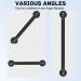 Shower Grab Bars for Seniors Stainless Steel Safety Grab Bar Support Rail Balance Handrail Handicap Elderly Senior Assist Bath Handle 16 Inch - Buy Online on GoSupps.com