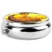 Bird's Nest Golden Chicken Round Pill Box | 3 Compartment Organizer | Portable Travel Pill Box for International Shipping - Buy Online on GoSupps.com