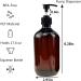 Empty Plastic Bottles with Pump Dispenser and 6pcs Labels Included Refillable Travel Containers for Hand sanitizer Shampoo Lotion etc - BPA/Paraben Free 500ml/16.9oz (4 Pack)  - Buy Online on GoSupps.com