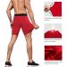 WRAGCFM Men's Compression Shorts with Pockets - Red, Medium | Running, Workout, Active Underwear - Buy Online on GoSupps.com