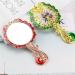 BYVUTE Butterfly Texture Vintage Metal Makeup Mirror and Comb Set - Antique Princess Castle Vanity Mirror and Hair Brush Gift for Women Girls - Buy Online on GoSupps.com