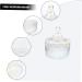 minkissy Manicure Cup with Lid Glass Container with Lid Glass Candy Jars with Lids Nail Art Brush Glass Tumbler with Lid Glass Storage Jars with Lids Nail Crystal Bowl Jam Ice Cream Bowl - Buy Online on GoSupps.com