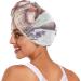 Eggs Floral Dwarf Hair Towel 2 Pack - Super Absorbent Quick Dry Hair Turbans for Women & Girls - Buy Online on GoSupps.com