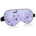 Kigai Cute Bats Starry Sky Breathable Sleeping Eyes Mask Cool Feeling Eye Sleep Cover for Summer Rest Elastic Contoured Blindfold for Women & Men Travel