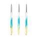 3 Pieces Sets Nail Draw Line Pens Nails Painting Pen Perfect for Professional or Home Use
