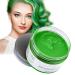 Green Hair Dye Temporary Hair Wax,Acosexy 4.23oz Instant Hairstyle Mud Cream, Natural Hair Coloring Wax Material Disposable Hair Spray Hair Styling Clays Ash for Cosplay,Party,Masquerade, Halloween.etc (Green)