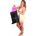 Brazilian Butt Lift Pillow with Back Support Cushion - Dr. Approved for Post Surgery Recovery - Comfortable Firm Foam Set with Carrying Bag - Pink - Buy Online on GoSupps.com