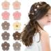 ATODEN Small Hair Clips for Girls 10Pcs Hair Claw Clips Mini Flower Hair Clip 0.7'' Tiny Claw Clips for Thin Hair Baby Hair Clips Cute Hair Clips Mini Hair Clips Toddler Hair Clips Kawaii Daisy Hair Clips Matte Little Ja...